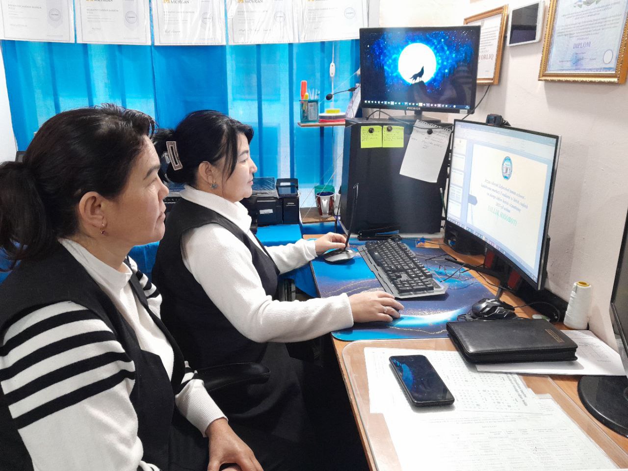 "Kutubxona fondini rivojlantirish" mavzusida mahorat darsi